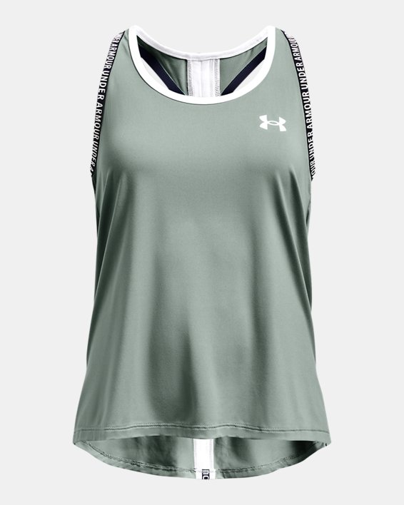 Girls' UA Knockout Tank in Gray image number 0